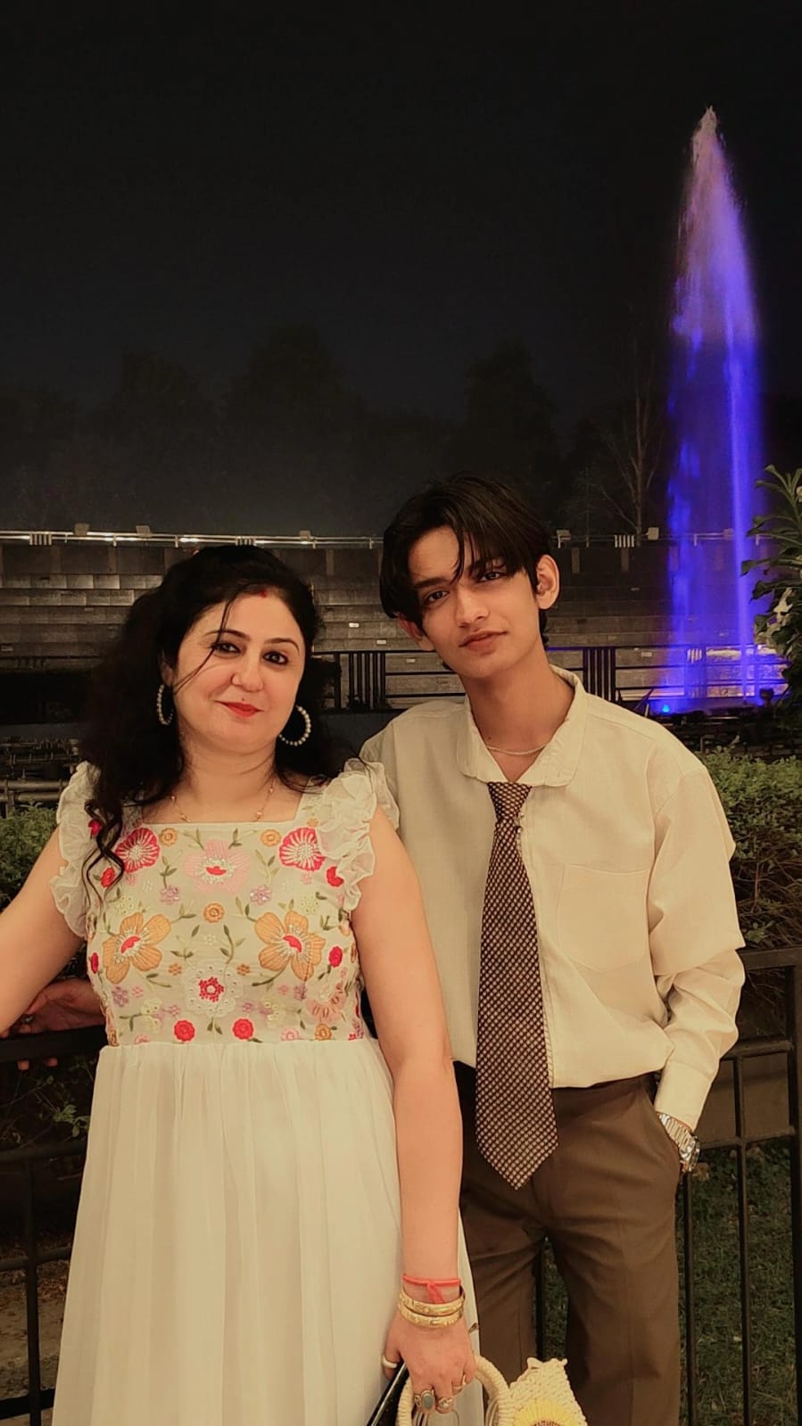 Raj Gupta CEO Styx Corp at his mother's birthday